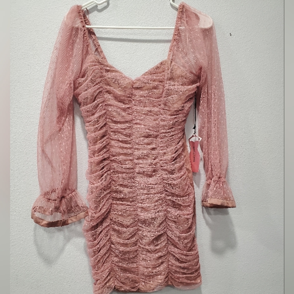 Ruched Midi dress NWT